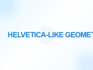Helvetica-Inspired Geometric Sans Fonts for Print