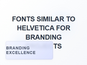 Helvetica-Inspired Transitional Sans Fonts for Branding